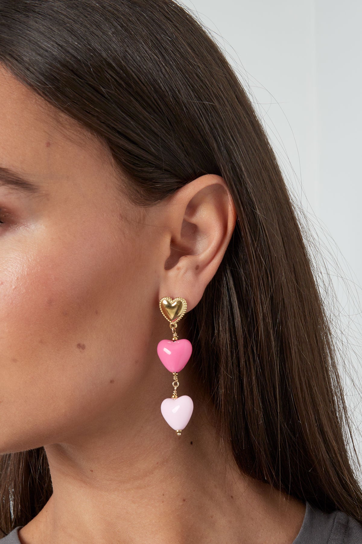 Pink Love Earrings - SAOROPHO