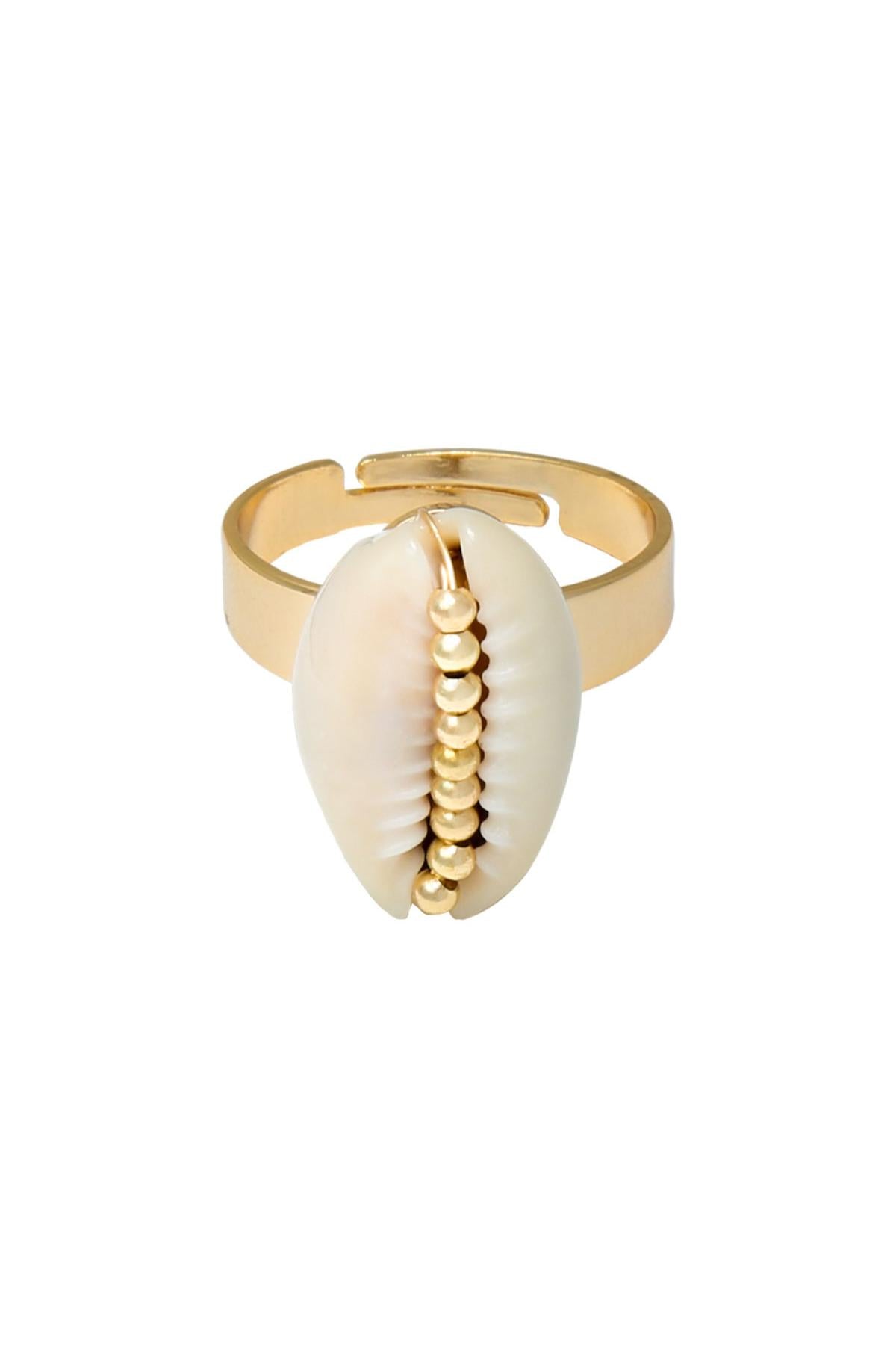 Shell Gold Copper Ring - SAOROPHO