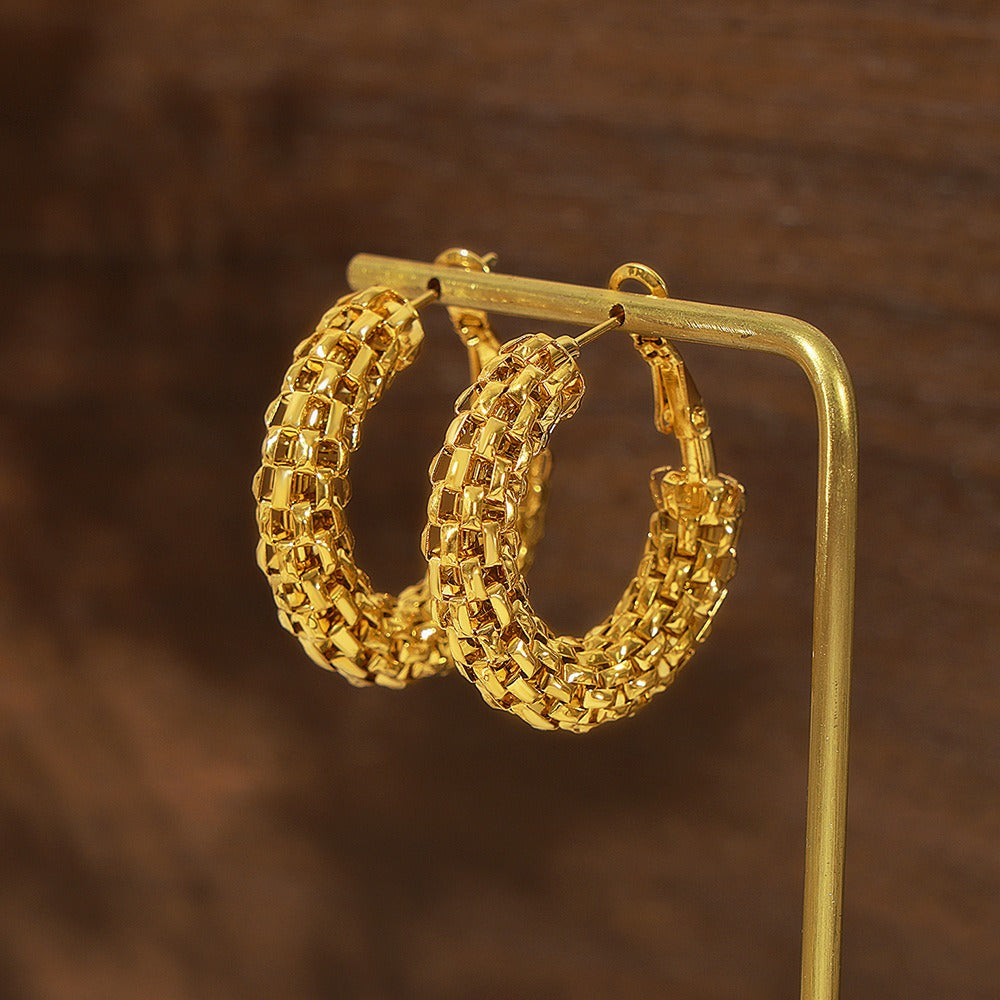 Exquisite C-shaped Luxury Earrings - SAOROPHO