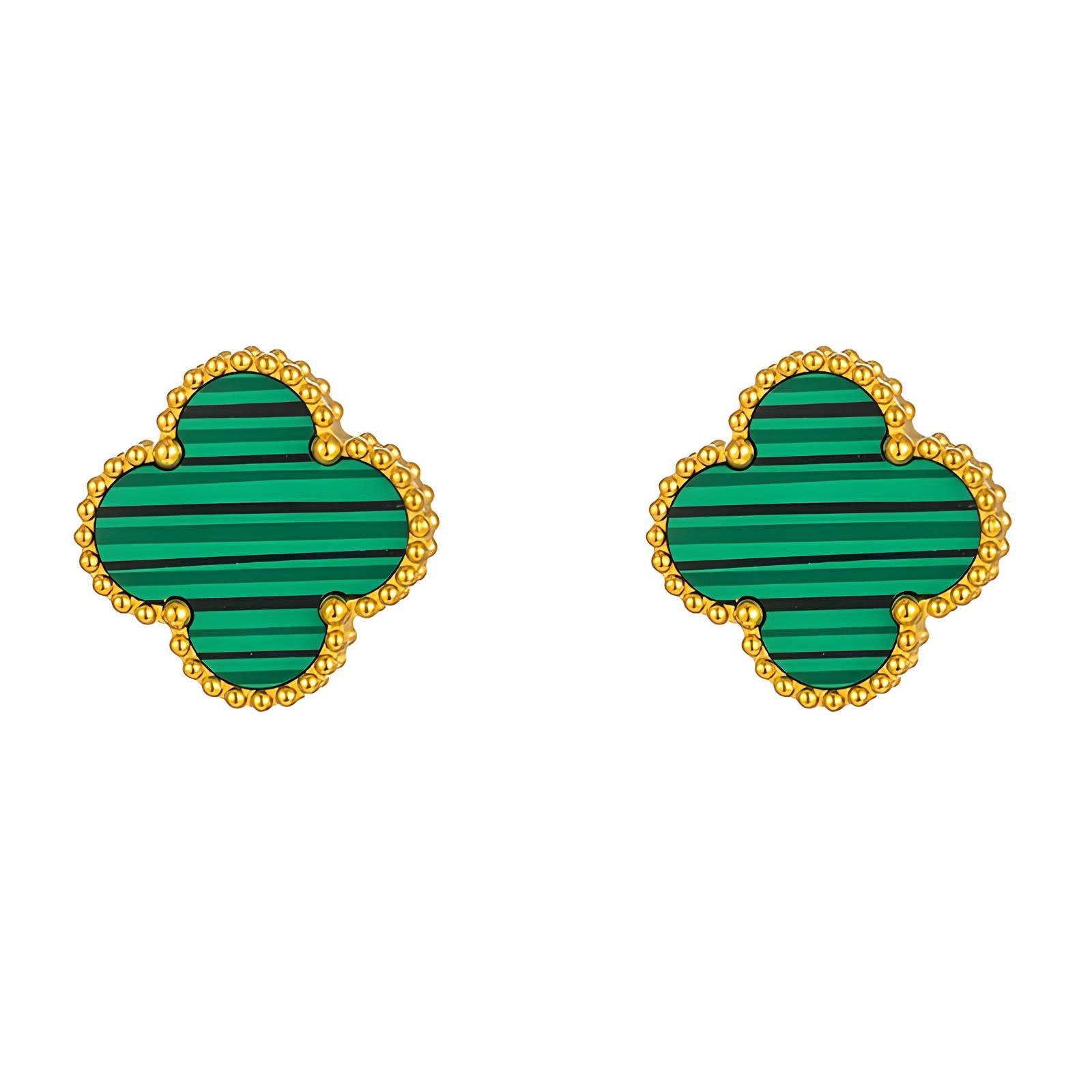 Four-leaf clover earrings - SAOROPHO