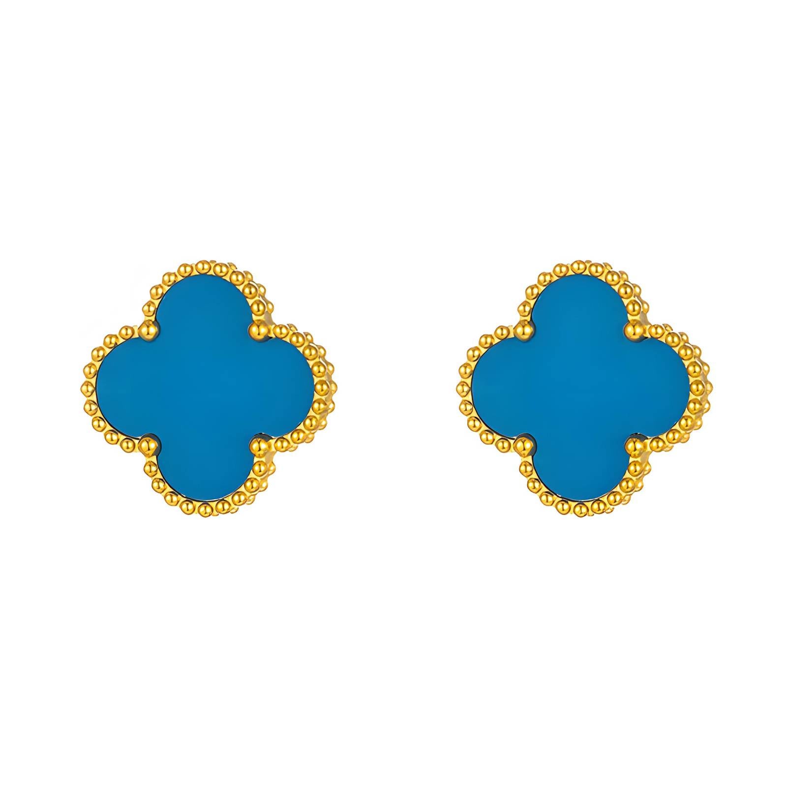 Four-leaf clover earrings - SAOROPHO