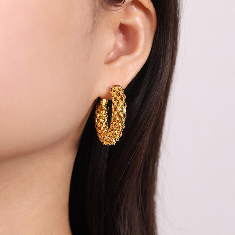 Exquisite C-shaped Luxury Earrings - SAOROPHO